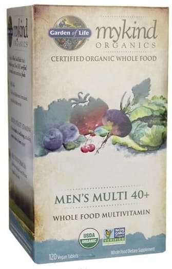 Garden of Life Mykind Men's Multi 40+ - 120 vegan tablets