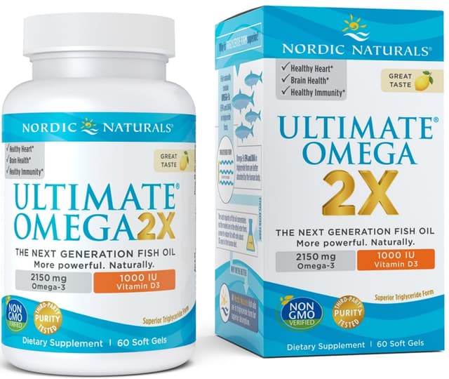 Nordic Naturals Ultimate Omega 2X with Vitamin D3