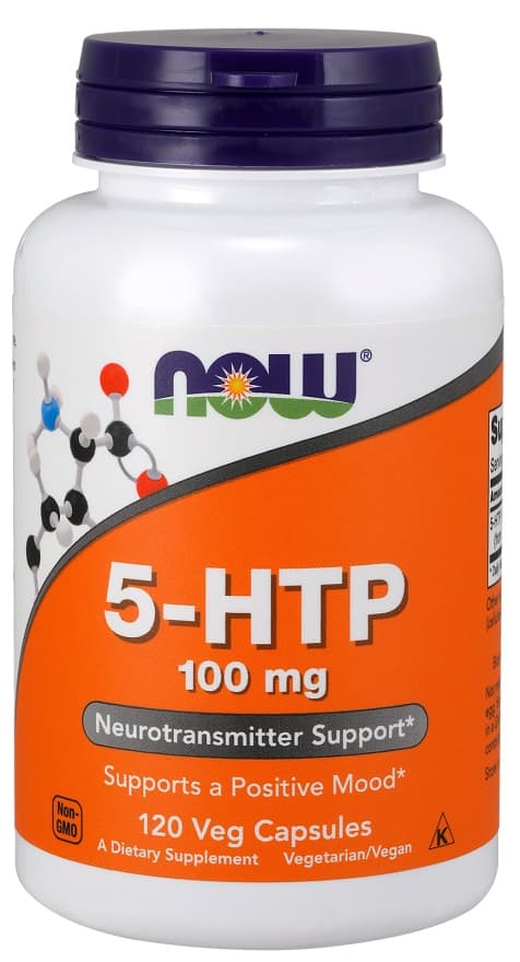 NOW Foods 5-HTP, 100mg - 120 vcaps