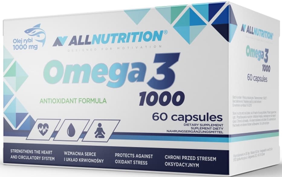 Allnutrition Omega 3, 1000mg - 60 caps
