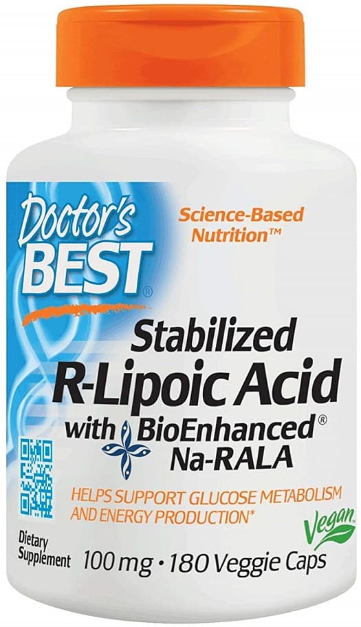 Doctor's Best Stabilized R-Lipoic Acid with Na-RALA