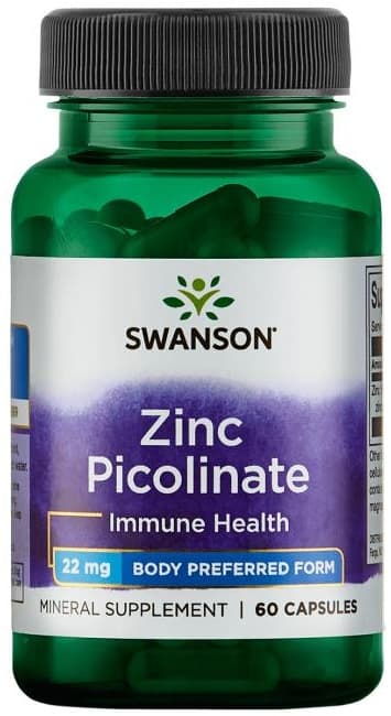 Swanson Zinc Picolinate Body Preferred Form