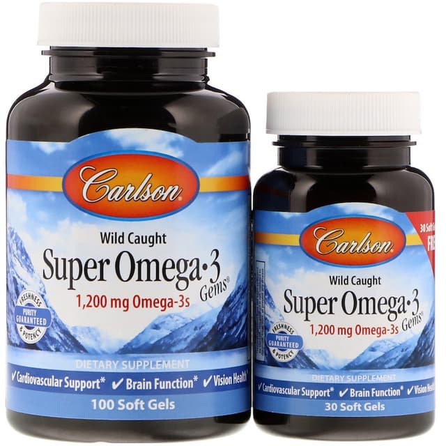 Carlson Labs Wild Caught Super Omega-3 Gems
