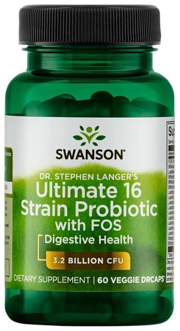 Swanson Dr. Stephen Langer's Ultimate 16 Strain Probiotic with FOS