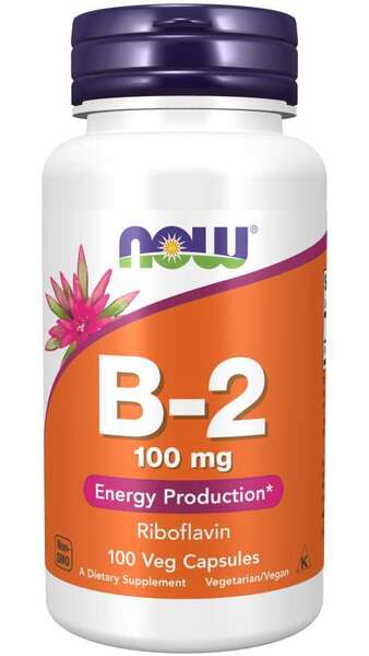 NOW Foods Vitamin B-2 Riboflavin