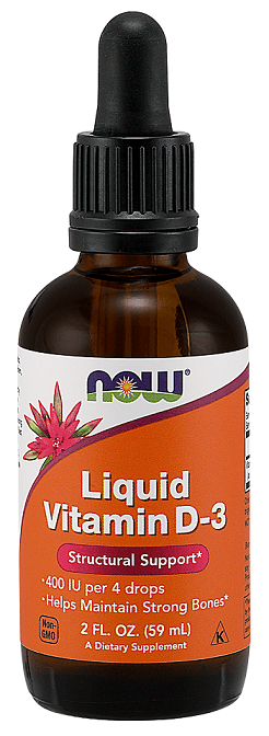 NOW Foods Vitamin D-3 Liquid