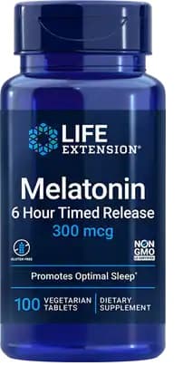 Life Extension Melatonin 6 Hour Timed Release