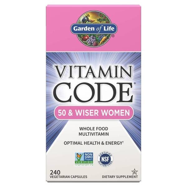 Garden of Life Vitamin Code 50 & Wiser Women - 240 vcaps