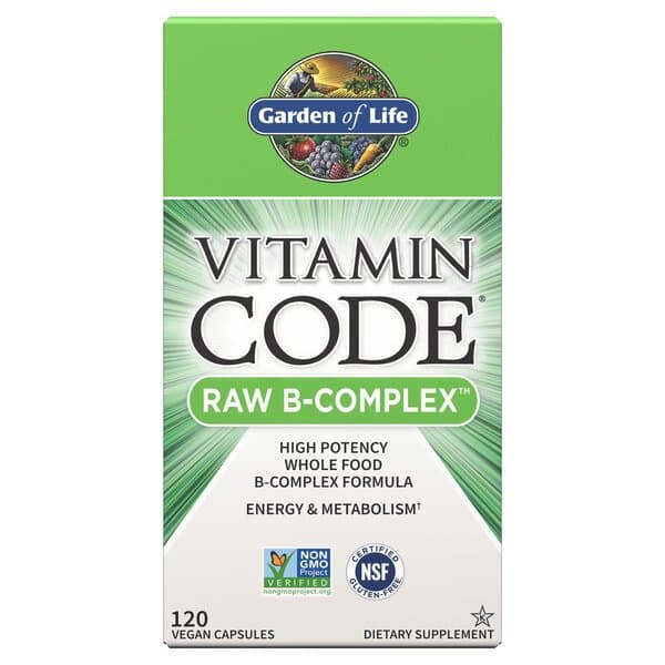 Garden of Life Vitamin Code Raw B-Complex - 120 vegan caps