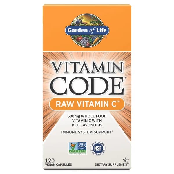Garden of Life Vitamin Code Raw Vitamin C - 120 vegan caps