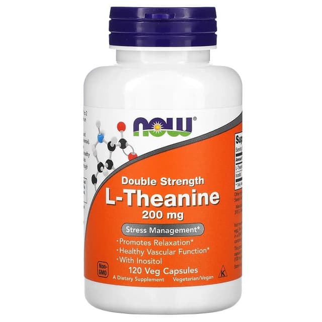 NOW Foods Double Strength L-Theanine