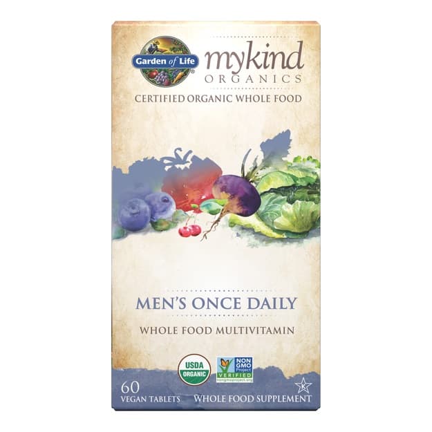 Garden of Life Mykind Men's Once Daily - 60 vegan tablets