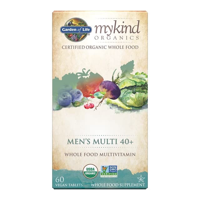 Garden of Life Mykind Men's Multi 40+ - 60 vegan tablets