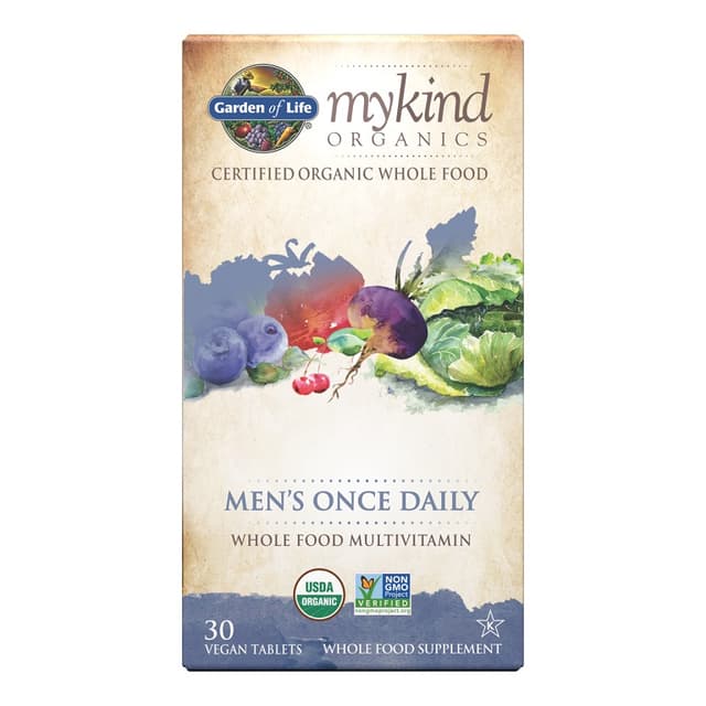 Garden of Life Mykind Men's Once Daily - 30 vegan tablets