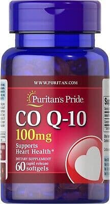 Puritan's Pride CoQ10, 100mg - 60 softgels