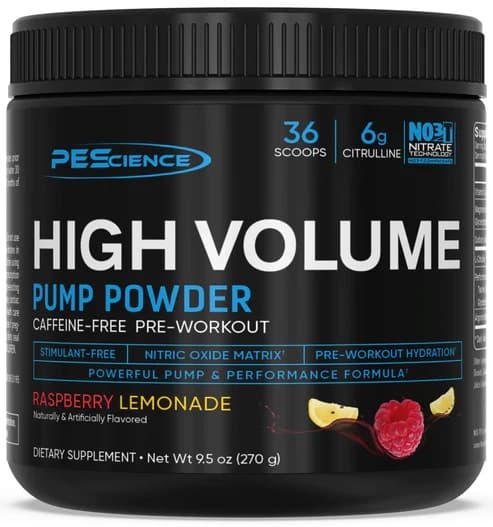 PEScience High Volume (New Formula), Raspberry Lemonade - 270 grams