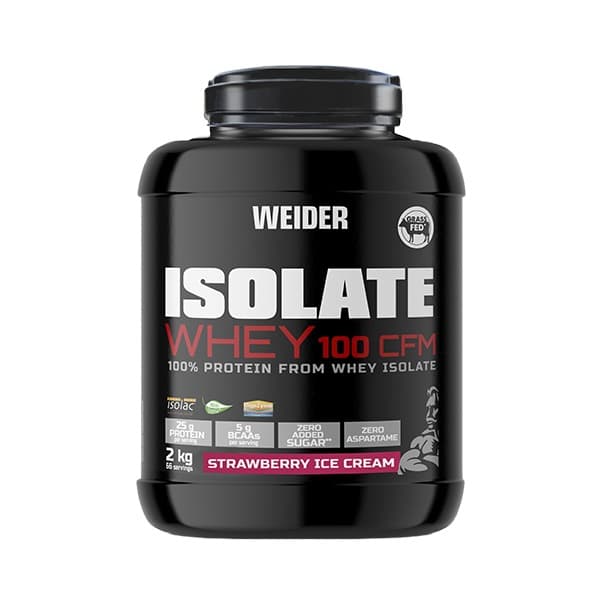 Weider Isolate Whey 100 CFM, Strawberry Ice Cream - 2000 grams