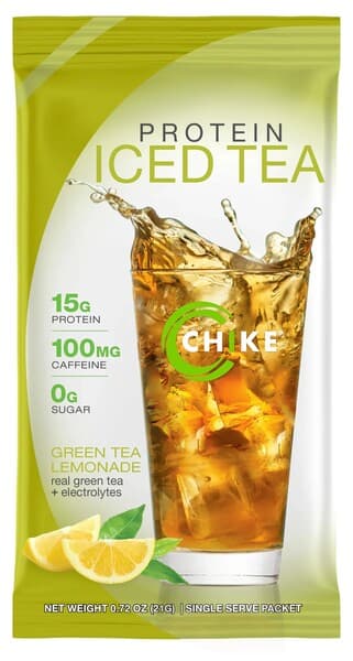 Chike Nutrition Protein Iced Tea, Green Tea Lemonade - 21 grams