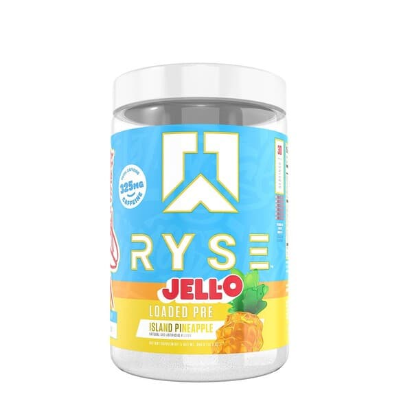 RYSE Loaded Pre, Jell-O Island Pineapple - 390 grams