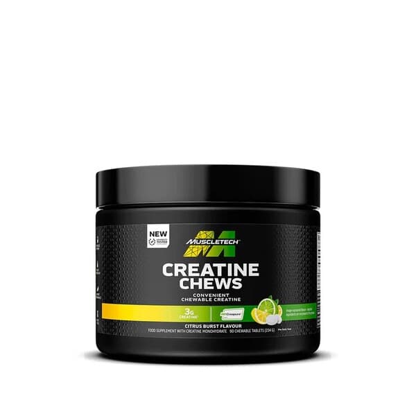 MuscleTech Creatine Chews, Citrus Burst - 90 chewable tablets