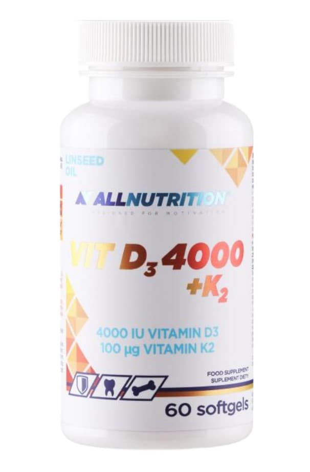 Allnutrition Vit D3 4000 + K2 - 60 softgels