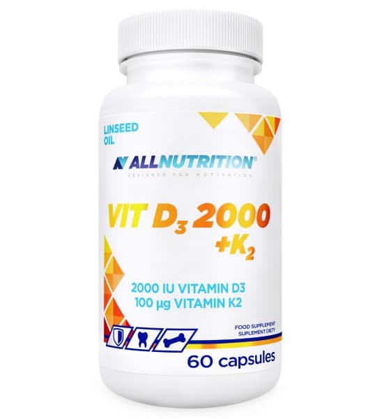 Allnutrition Vit D3 2000 + K2 - 60 caps