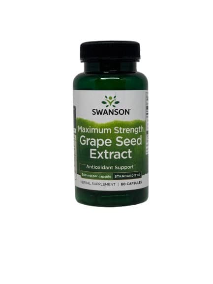 Swanson Grape Seed Extract, Maximum Strength - 60 caps