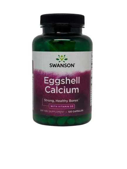 Swanson Eggshell Calcium with Vitamin D-3 - 120 caps