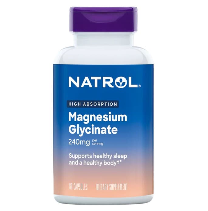 Natrol High Absorption Magnesium Glycinate, 240mg - 60 caps