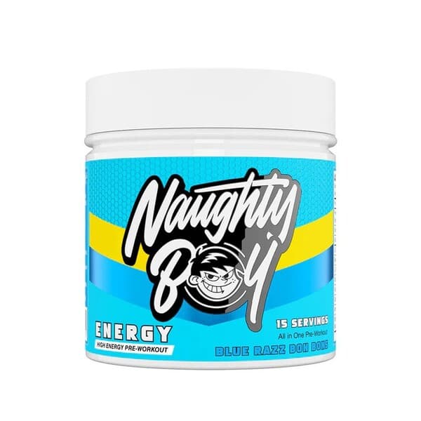 Naughty Boy Energy, Blue Razz Bon Bons - 195 grams