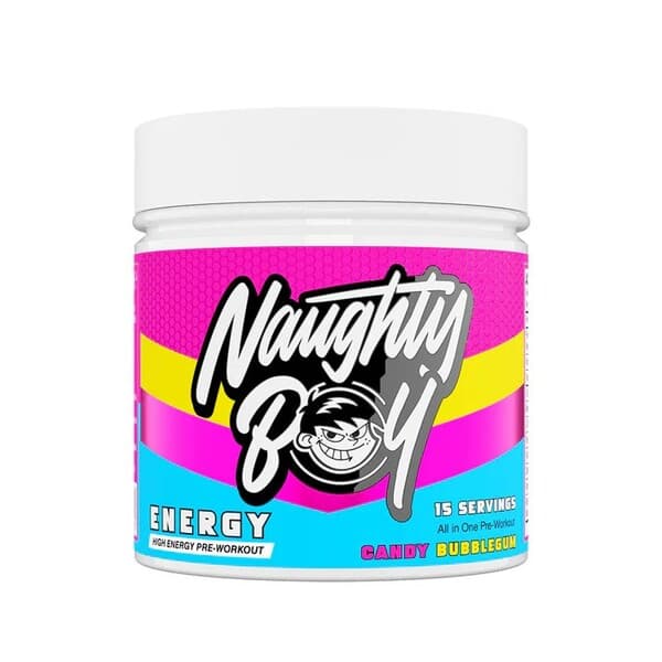 Naughty Boy Energy, Candy Bubblegum - 195 grams