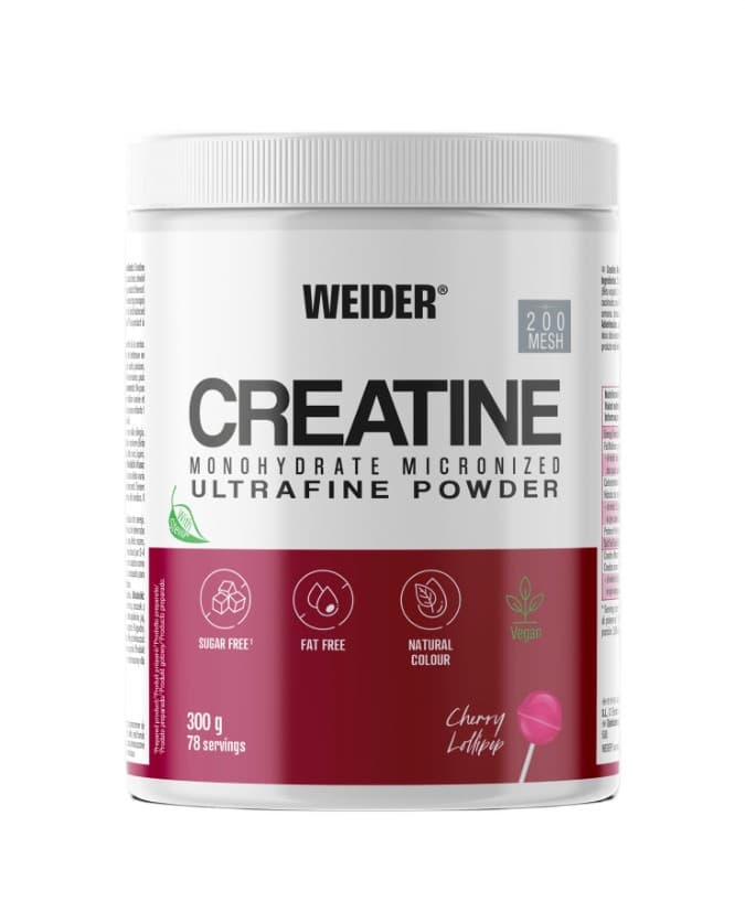 Weider Creatine Monohydrate Micronized, Cherry Lollipop - 300 grams