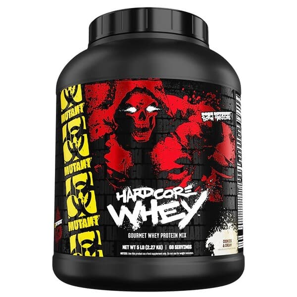 Mutant Hardcore Whey, Cookies & Cream - 2270 grams