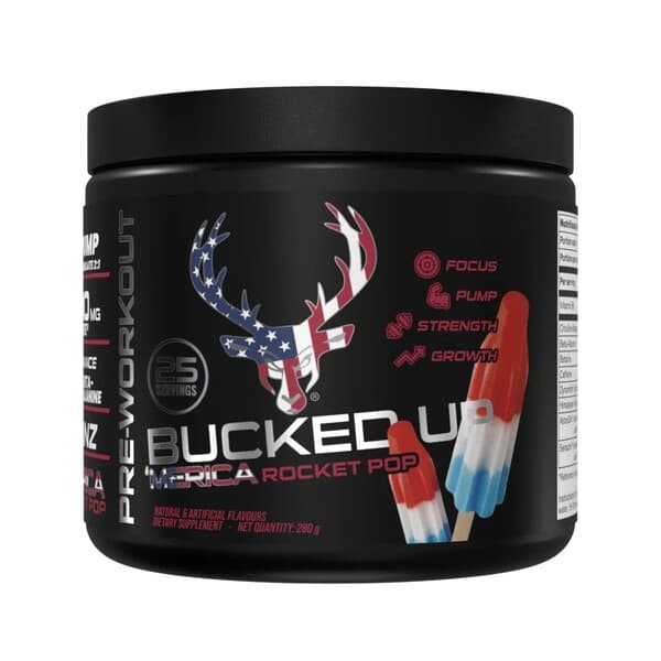 Bucked Up Bucked Up Pre-Workout, Rocket Pop - 280 grams