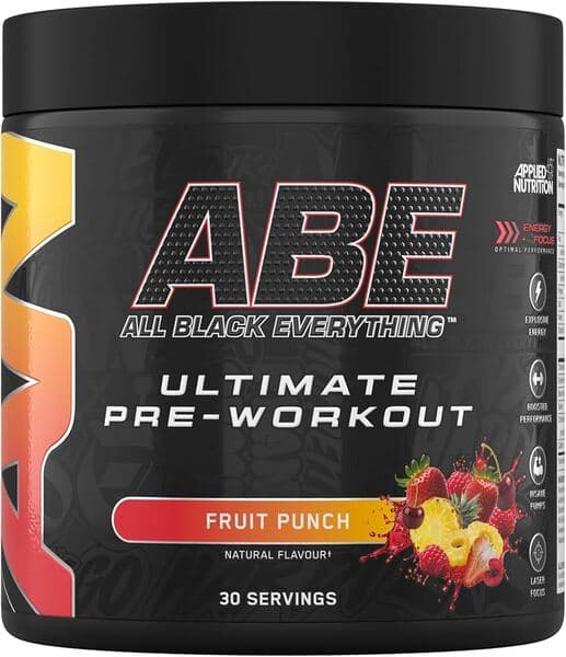 Applied Nutrition ABE - All Black Everything, Fruit Punch - 375 grams