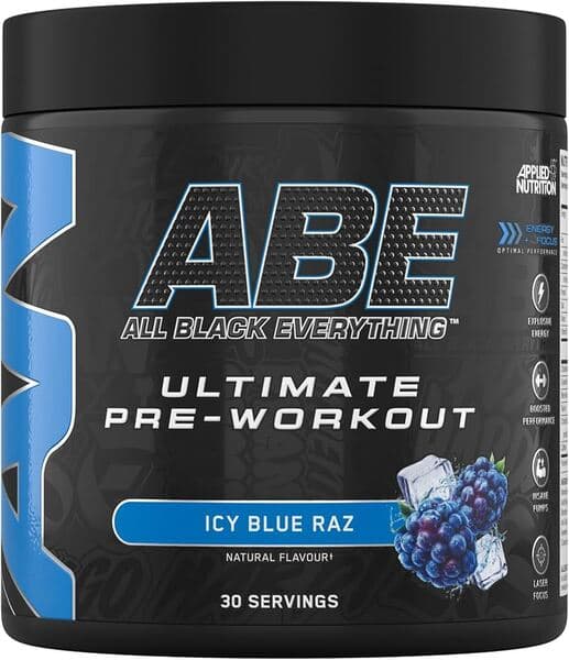 Applied Nutrition ABE - All Black Everything, Icy Blue Raz - 375 grams