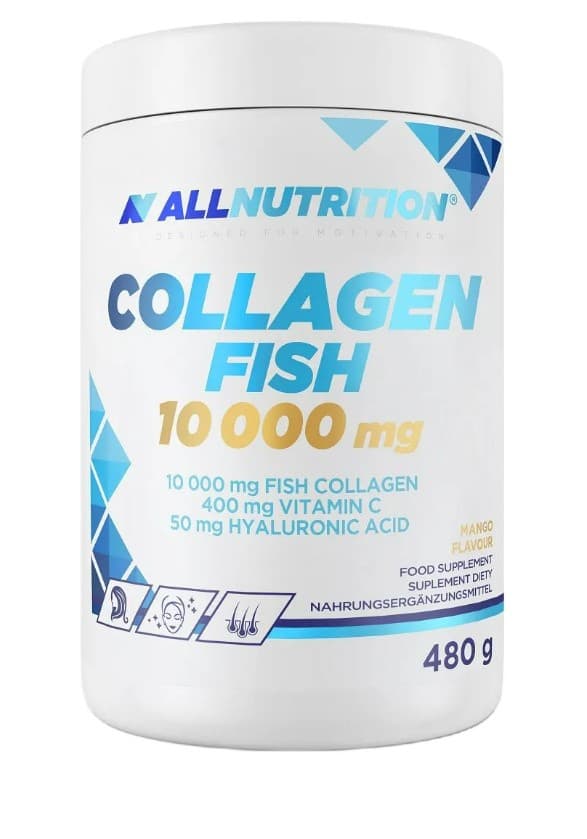 Allnutrition Collagen Fish, 10000mg (Mango) - 480 grams