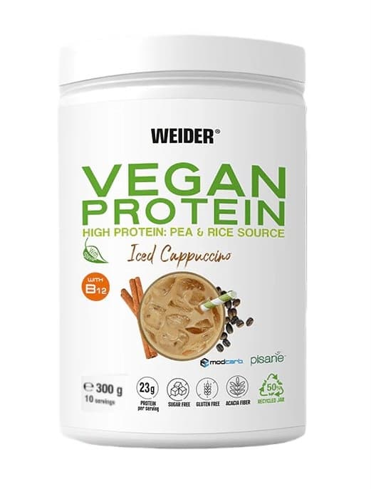 Weider Vegan Protein, Iced Cappuccino - 300 grams