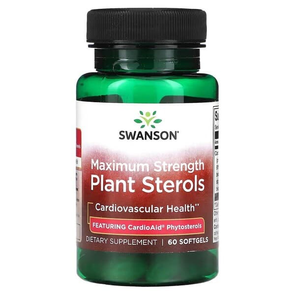 Swanson Maximum Strength Plant Sterols CardioAid - 60 softgels