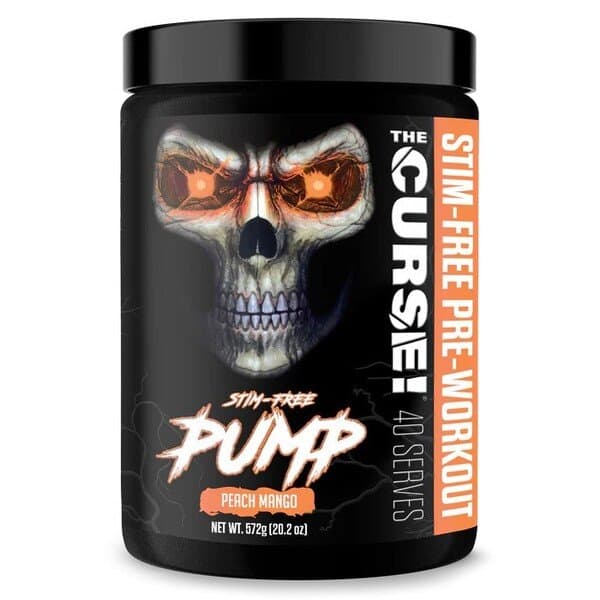 JNX Sports The Curse! Stim-Free Pump, Peach Mango - 572 grams