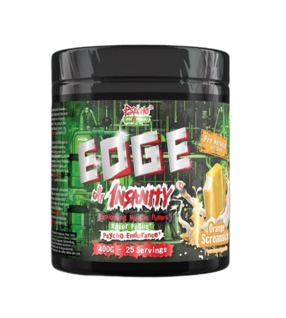 American Supps Psycho Pharma Edge of Insanity, Orange Screamsicle - 400 grams