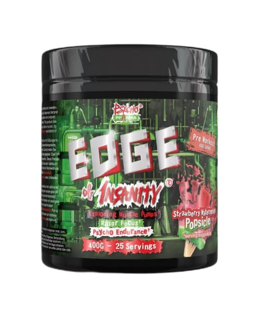 American Supps Psycho Pharma Edge of Insanity, Strawberry Watermelon Popsicle - 400 grams