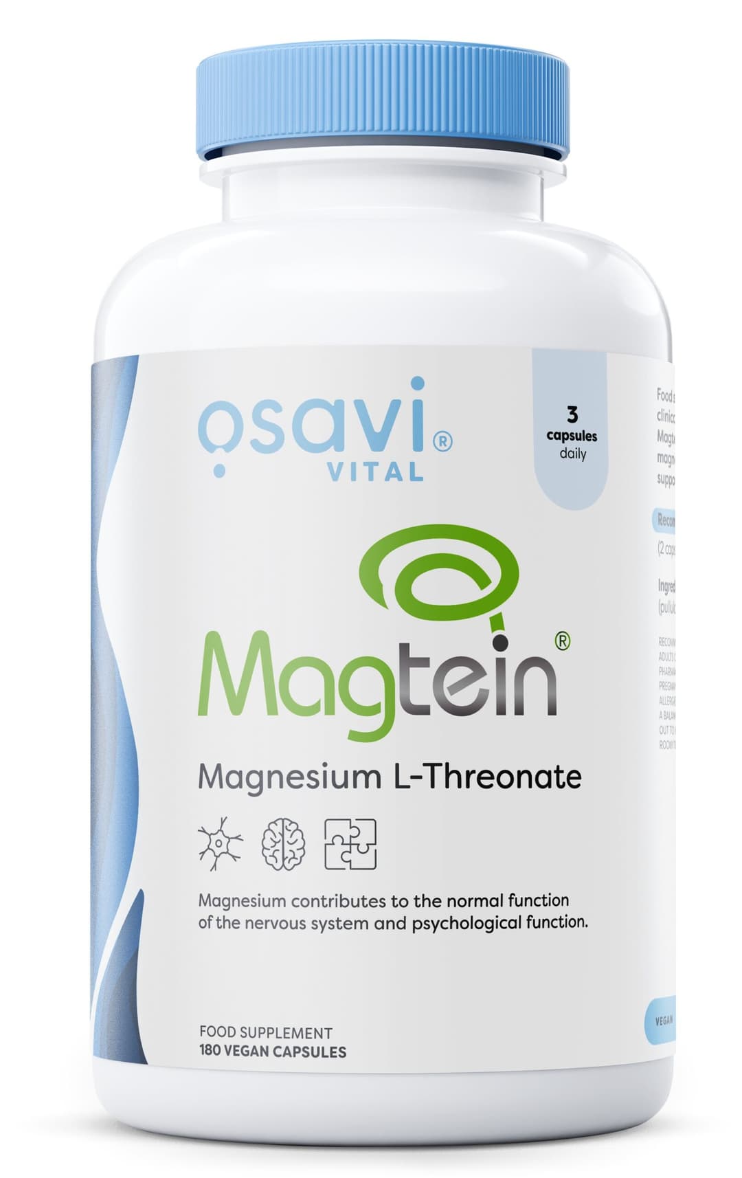Osavi Magtein Magnesium L-threonate - 180 vegan caps