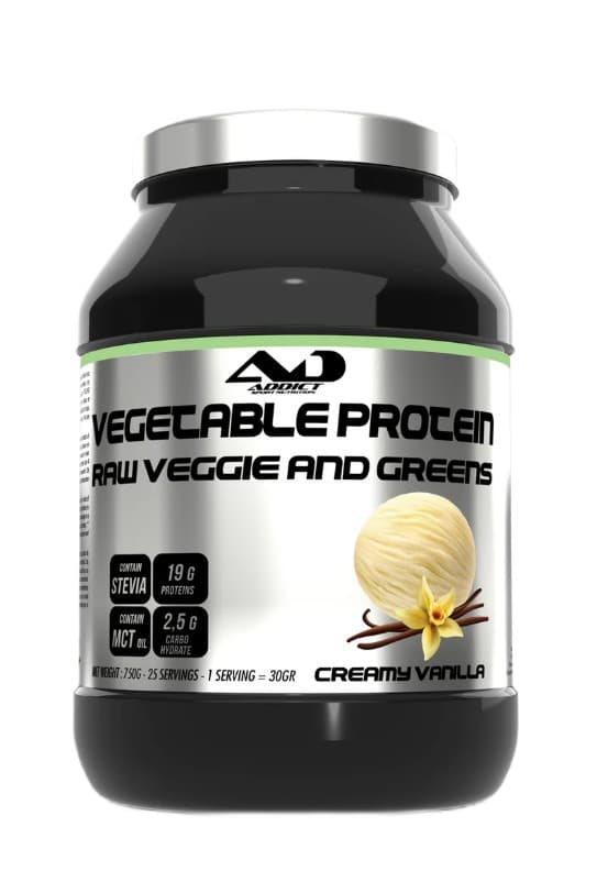 Addict Sport Nutrition Vegetable Protein Raw Veggie and Greens