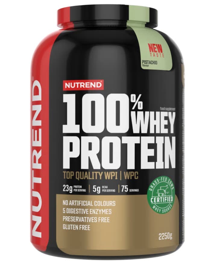 Nutrend 100% Whey Protein, Pistachio - 2250 grams
