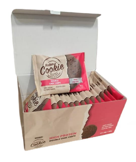 Weider Protein Cookie, Double Choc Chips - 14 x 50g