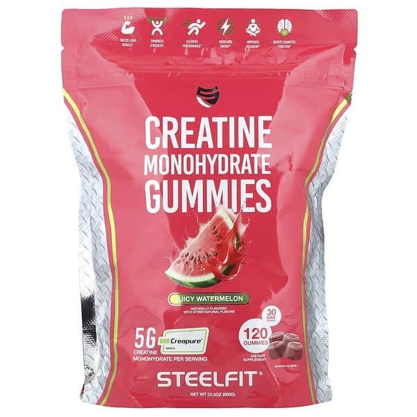 SteelFit Creatine Monohydrate Gummies