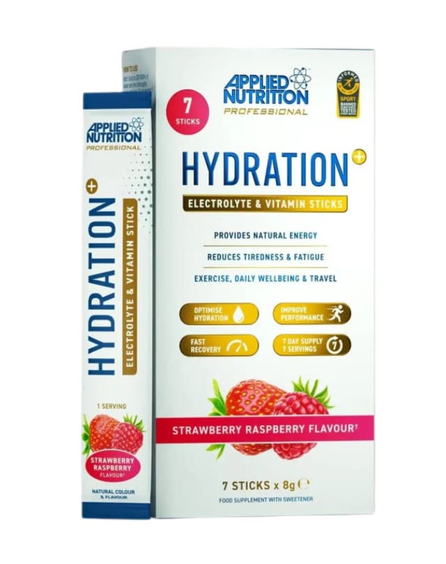 Applied Nutrition Hydration + Electrolyte & Vitamin Powder Stick Packs