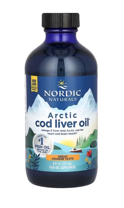 Nordic Naturals Arctic Cod Liver Oil, 1060mg Orange - 237 ml.