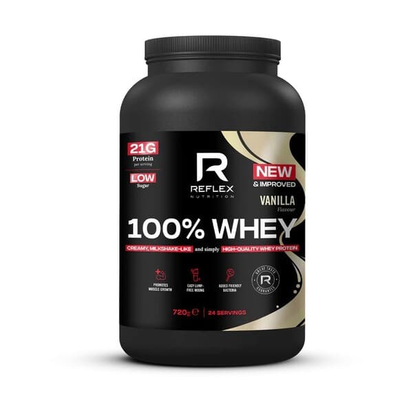 Reflex Nutrition 100% Whey, Vanilla - 720 grams